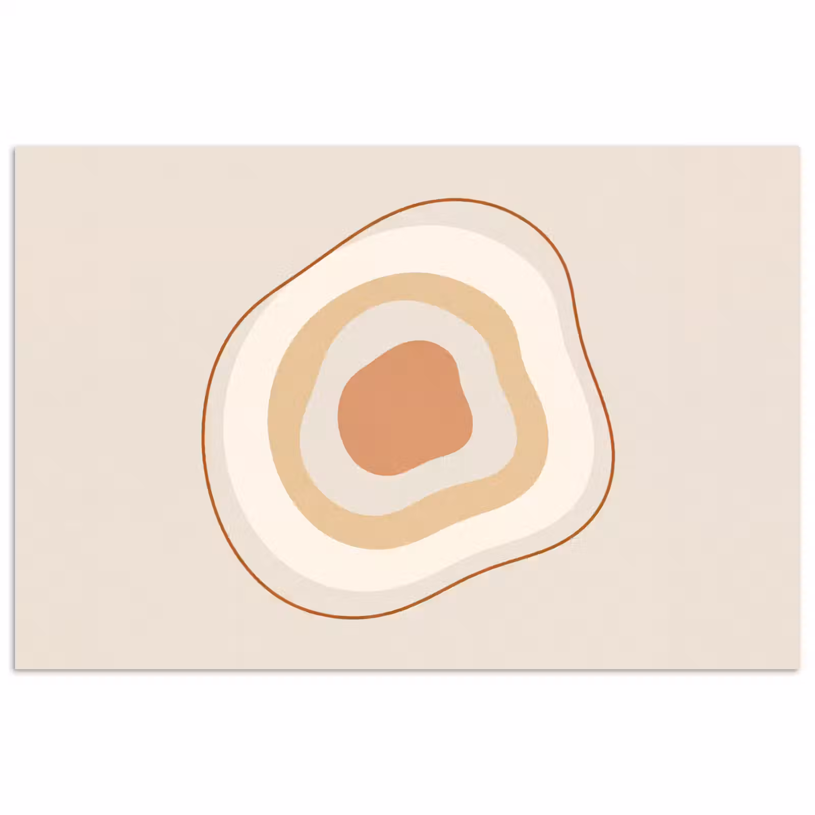 Poster - Abstract - Organisch - Modern - Beige - Kunst — 1