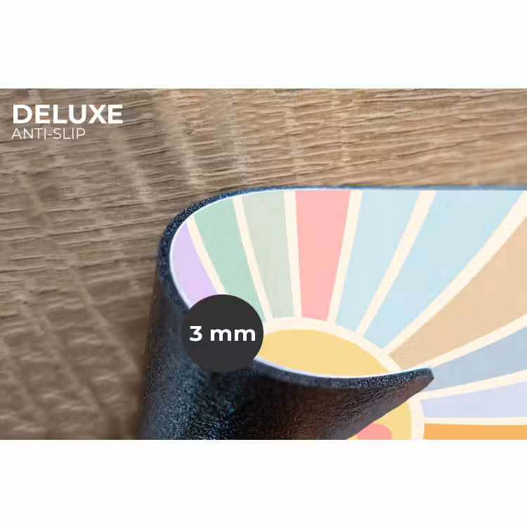 Placemat - 6 stuks - Zon - Stralen - Vrolijk - Kleurrijk - Abstract — 4