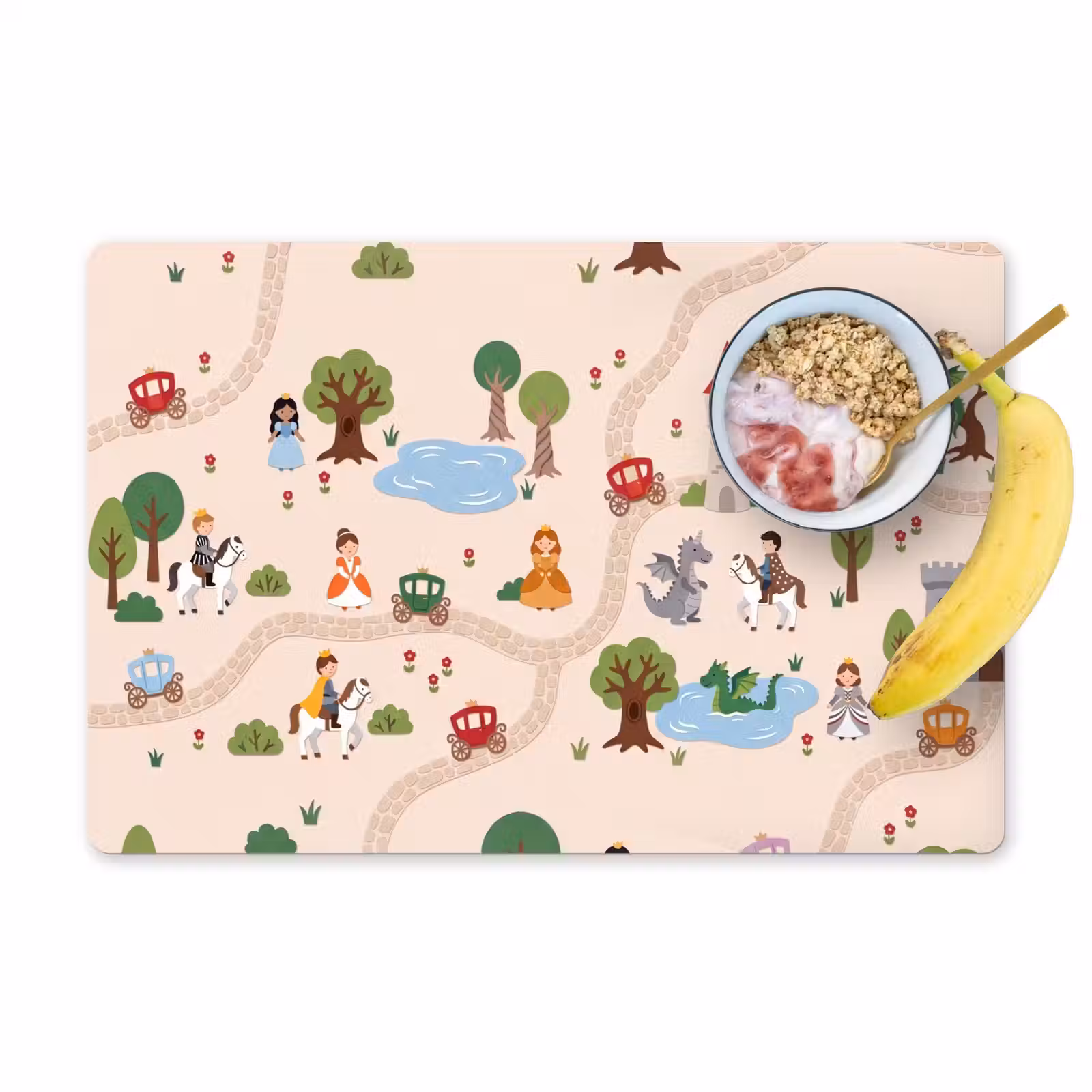 Placemat - 6 stuks - Kasteel - Sprookje - Kinder — 1