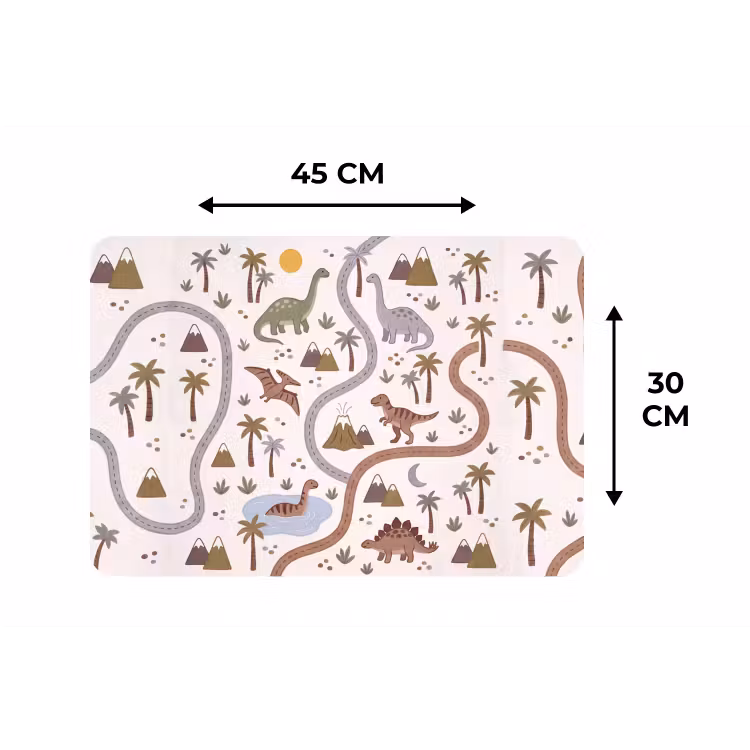 Placemat - 6 stuks - Dinosaurus - Natuur - Speels — 3