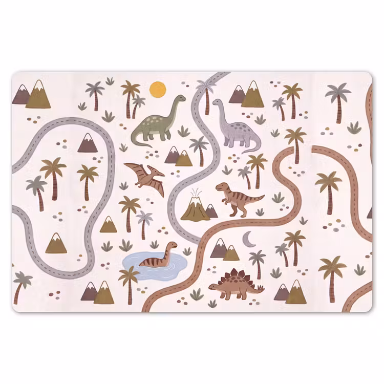 Placemat - 6 stuks - Dinosaurus - Natuur - Speels — 7