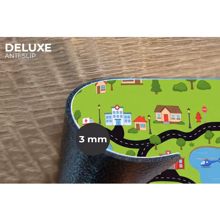 Placemat - 6 stuks - Dorp - Wegen - Cartoon — 4