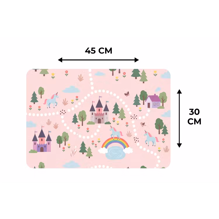 Placemat - 6 stuks - Eenhoorn - Kasteel - Fantasy — 3