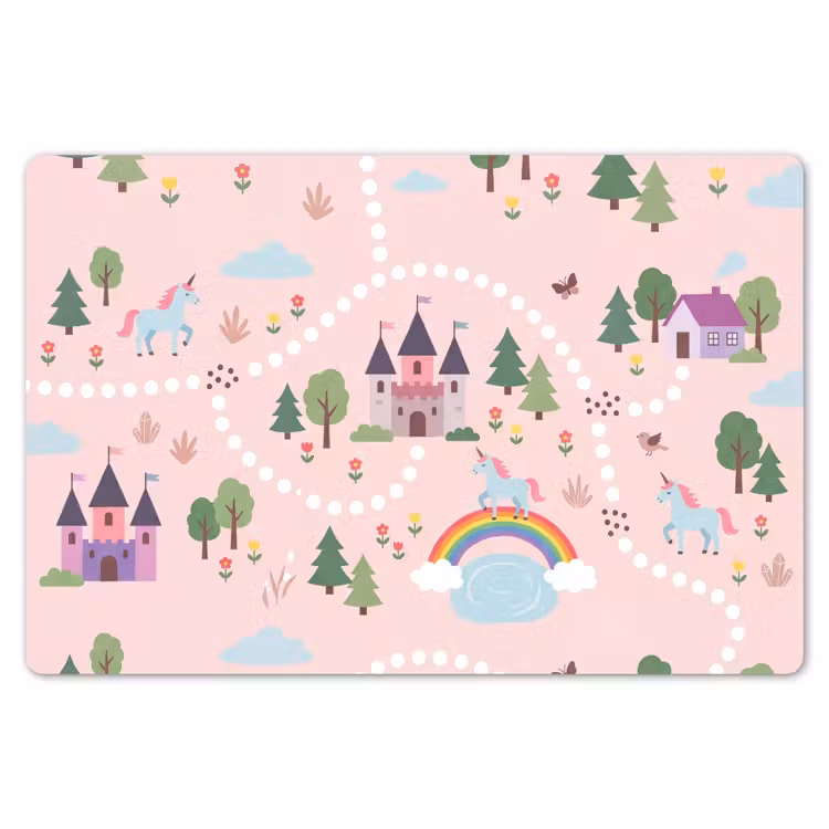 Placemat - 6 stuks - Eenhoorn - Kasteel - Fantasy — 7