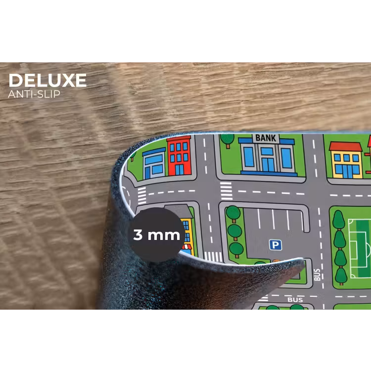 Placemat - 6 stuks - Gebouwen - Straten - Kinderlijk — 4