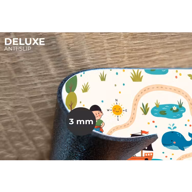 Placemat - 6 stuks - Kaart - Piraat - Avontuur — 4