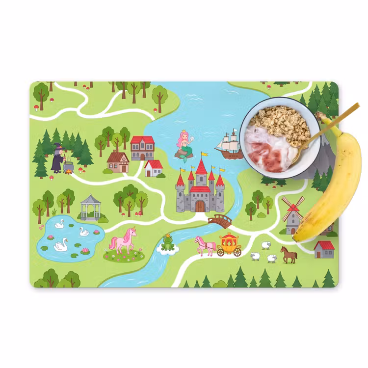 Placemat - 6 stuks - Kasteel - Fantasie - Cartoon — 1