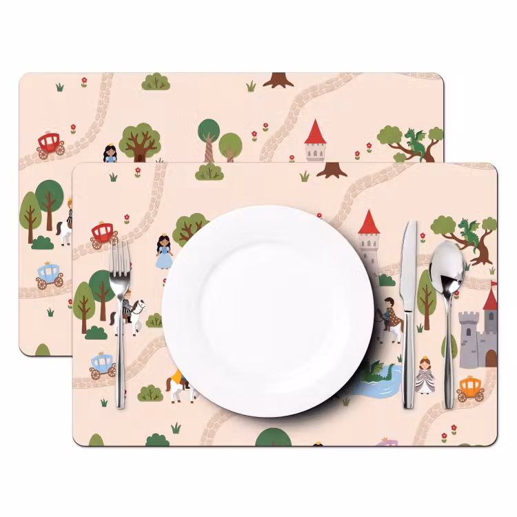 Placemat - 6 stuks - Kasteel - Sprookje - Kinder — 2