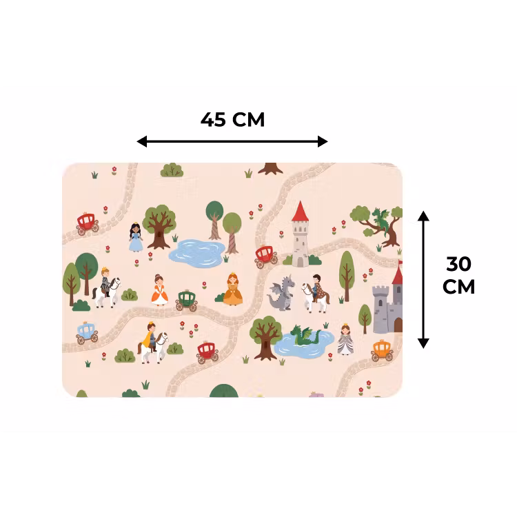 Placemat - 6 stuks - Kasteel - Sprookje - Kinder — 3