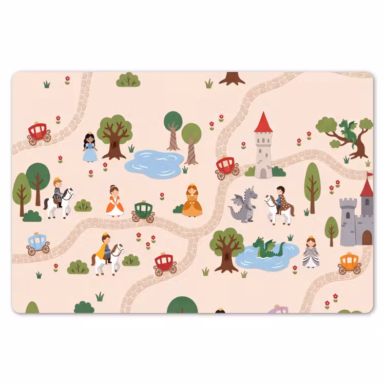Placemat - 6 stuks - Kasteel - Sprookje - Kinder — 7