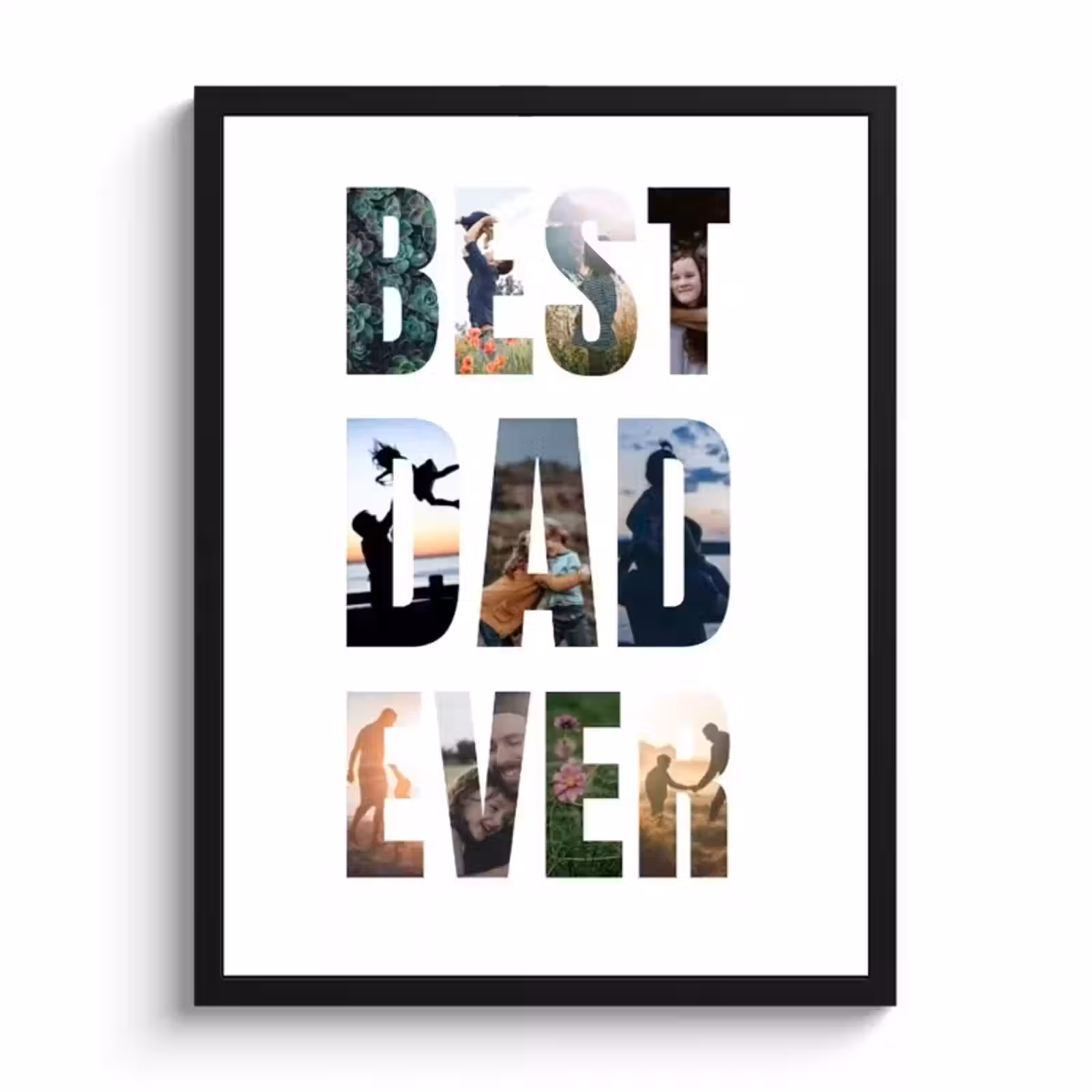 Poster met lijst - Best dad ever — 1