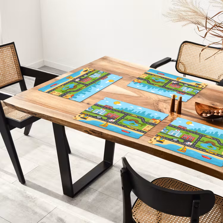 Placemat - 6 stuks - Stad - Verkeer - Cartoon — 5