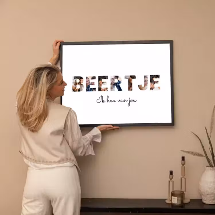 Poster met lijst - Beertje — 3