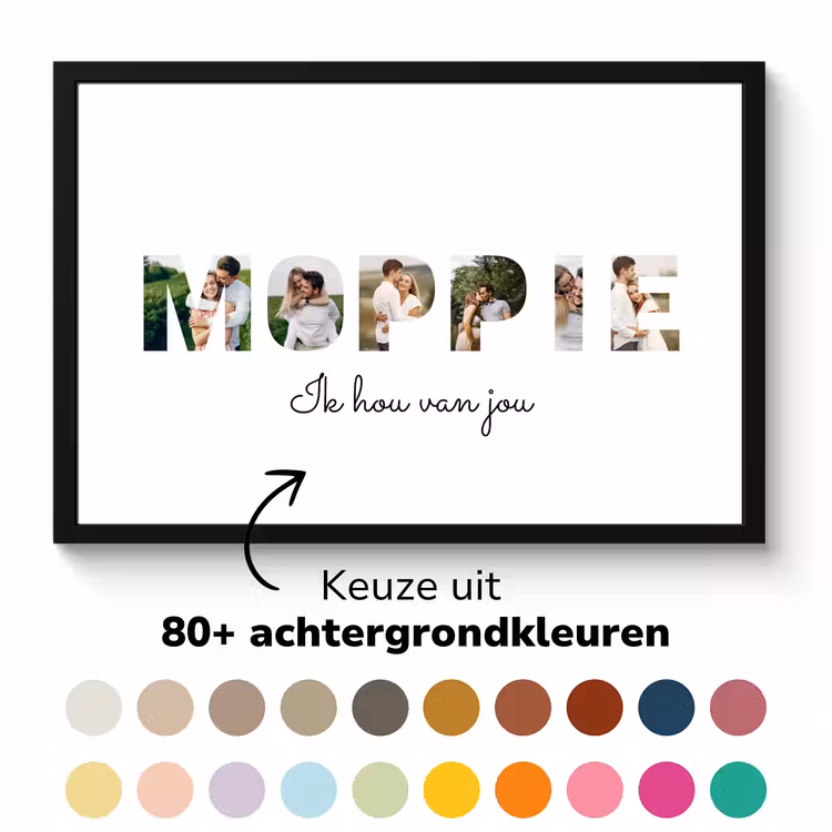 Poster met lijst - Beertje — 5