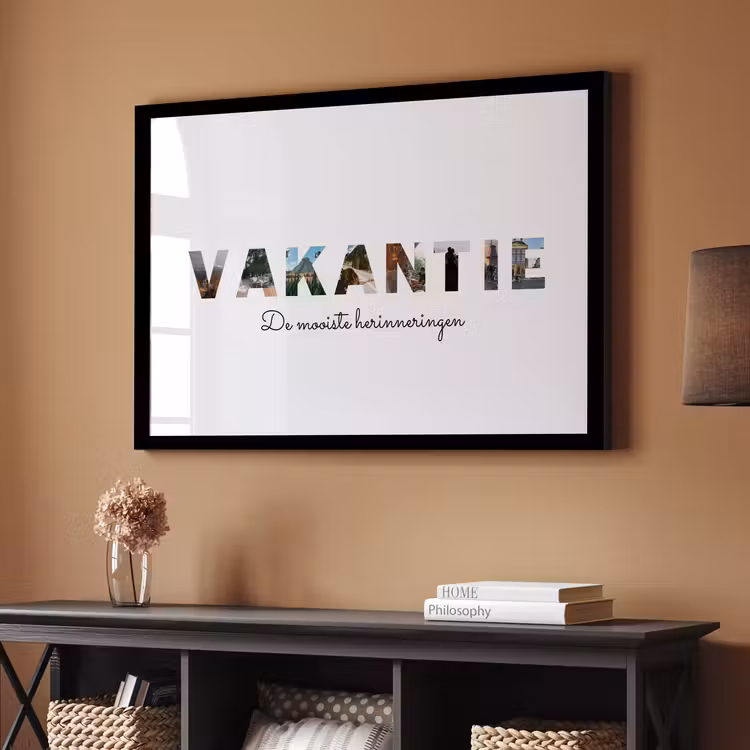 Poster met lijst - Eigen tekst — 3