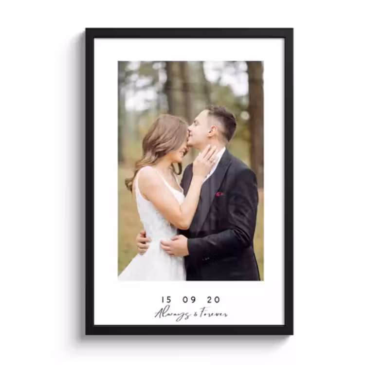 Poster met lijst - Getrouwd — 1