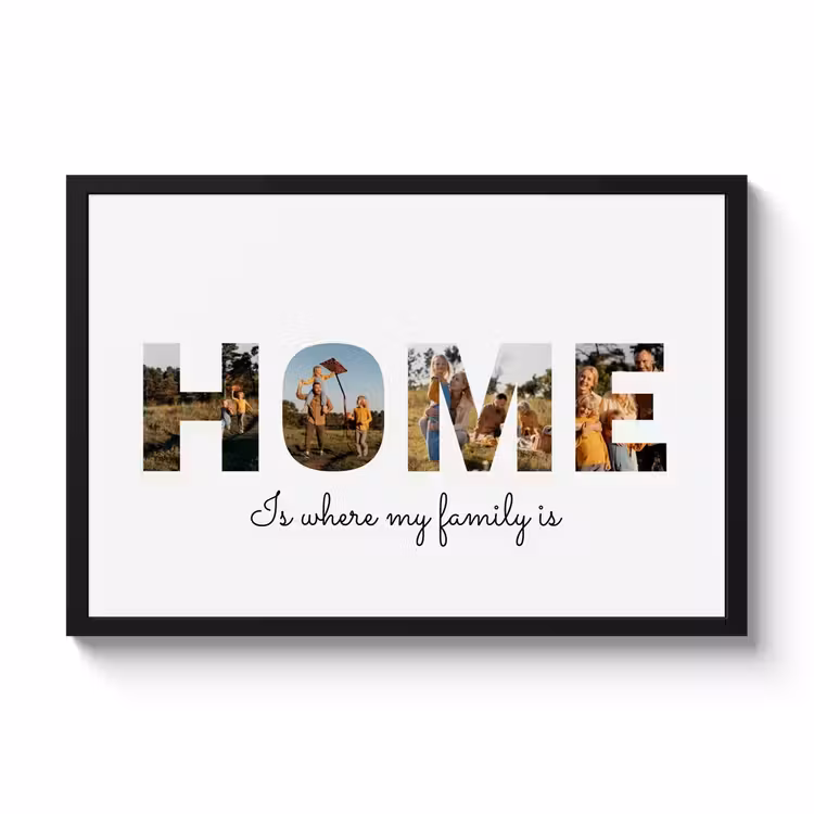Poster met lijst - Home — 1