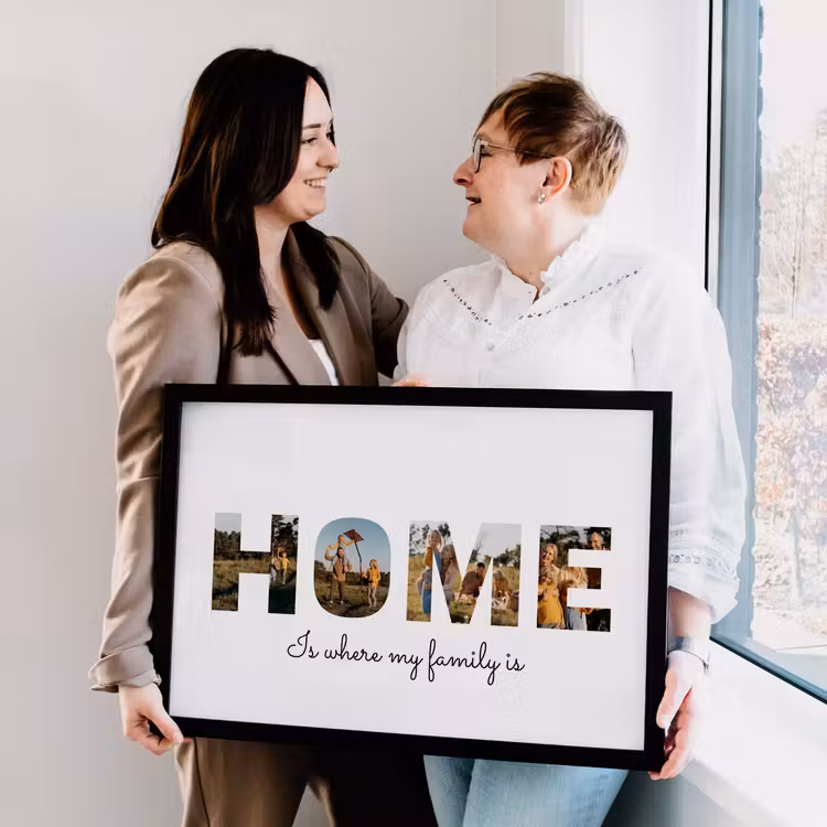 Poster met lijst - Home — 2