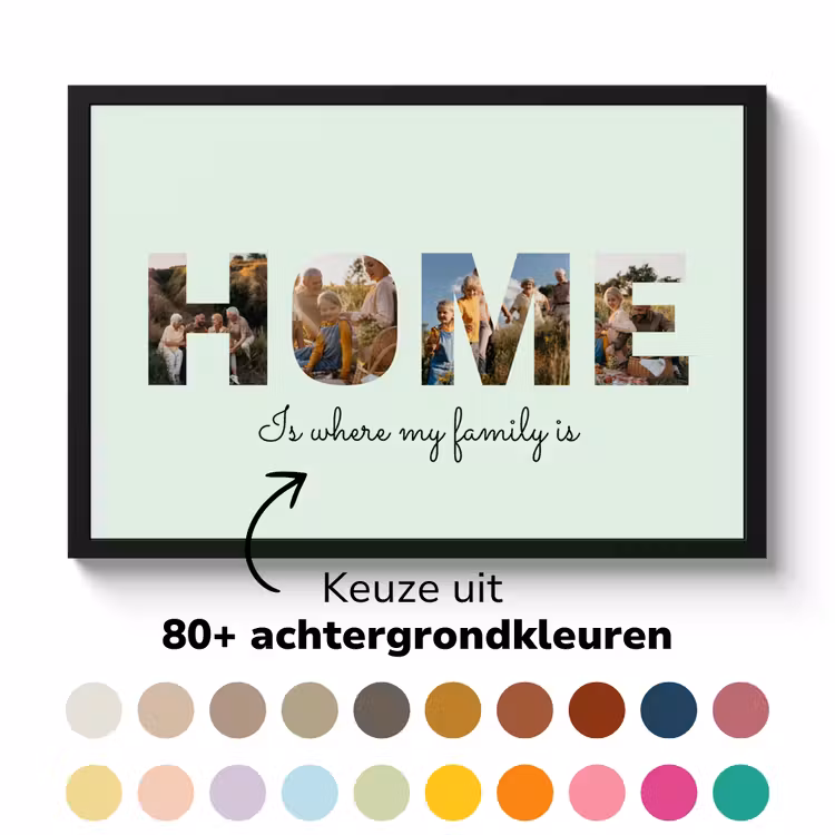 Poster met lijst - Home — 6