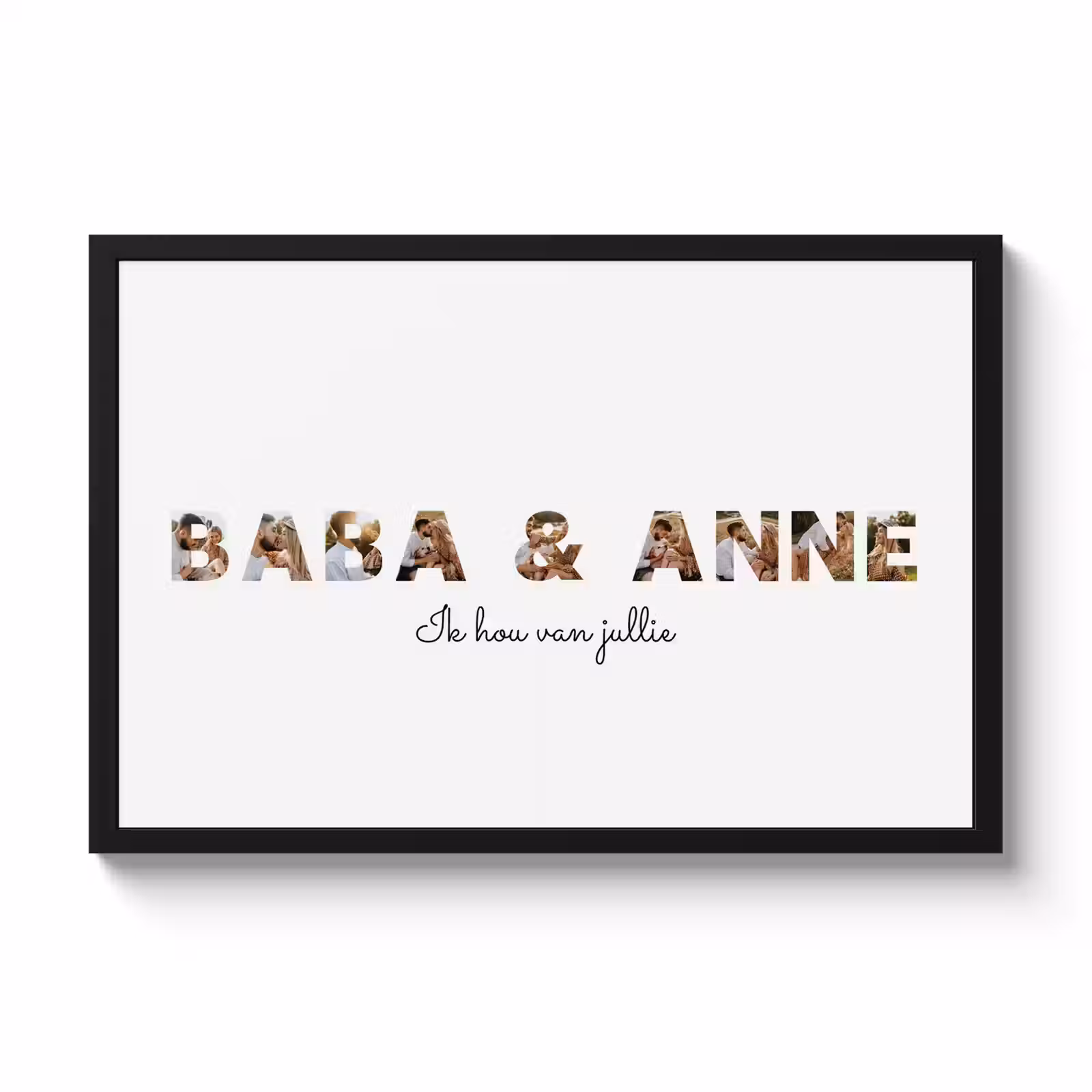 Poster met lijst - Baba & Anne — 1
