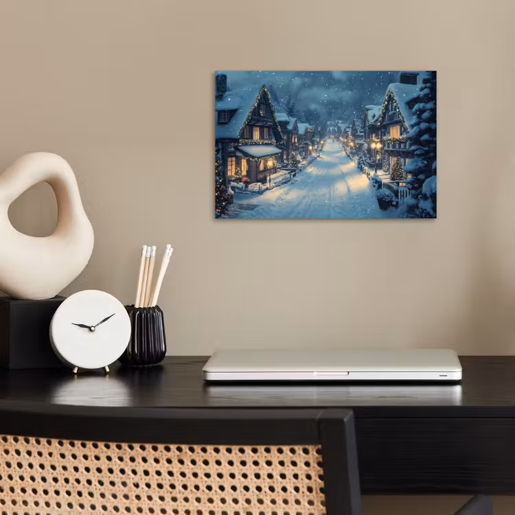 Poster - Kerstdorp - Kerst - Sneeuw - Winter — 2