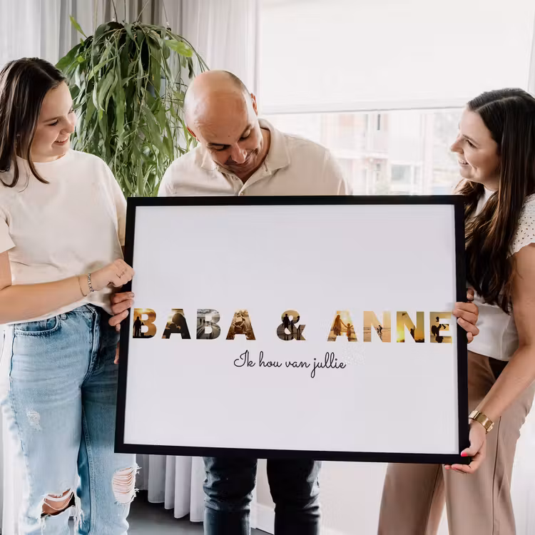 Poster met lijst - Baba & Anne — 2