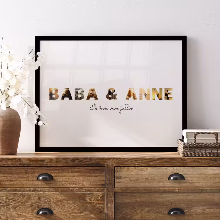Poster met lijst - Baba & Anne — 3