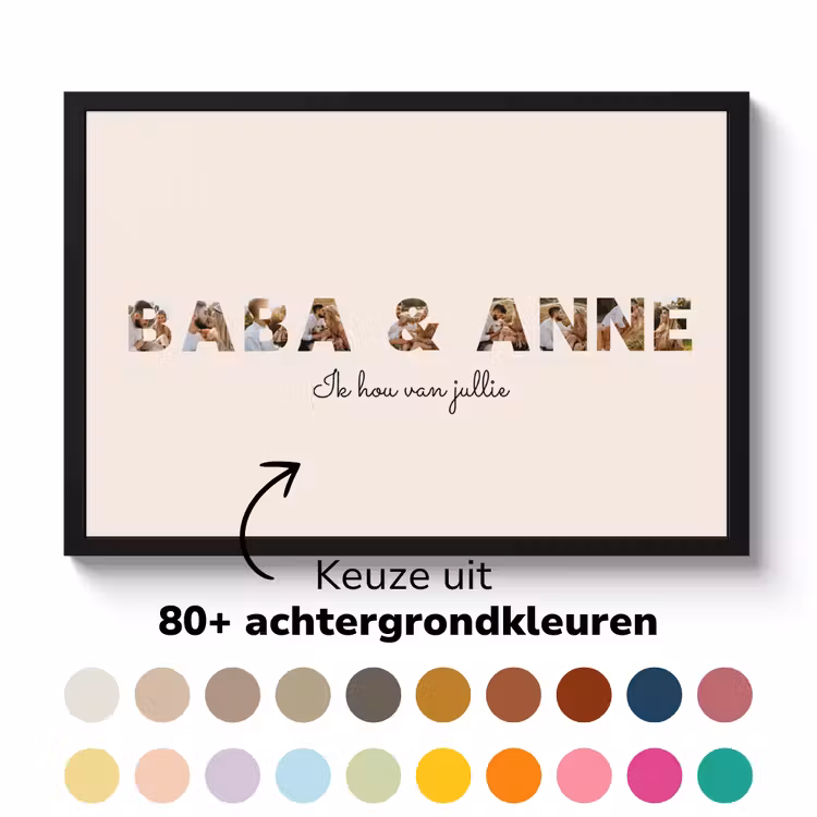 Poster met lijst - Baba & Anne — 6