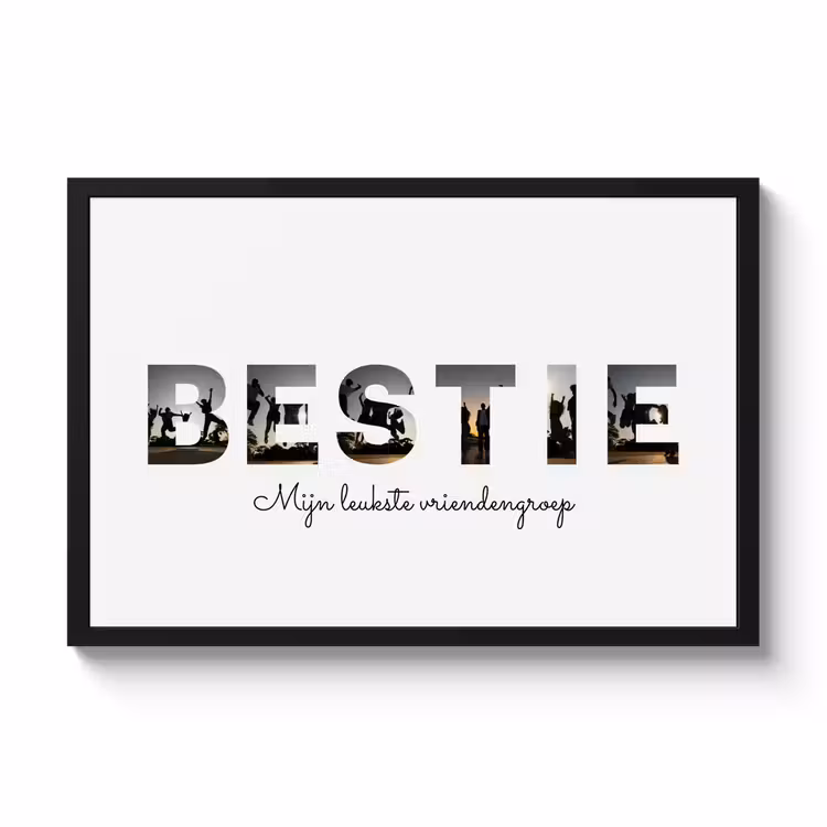 Poster met lijst - Bestie — 1