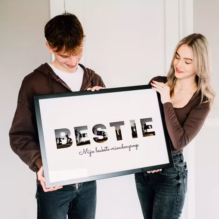 Poster met lijst - Bestie — 2