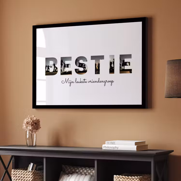Poster met lijst - Bestie — 3