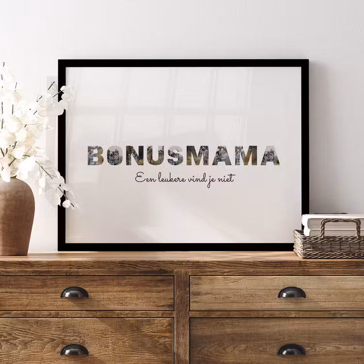 Poster met lijst - Bonusmama — 2