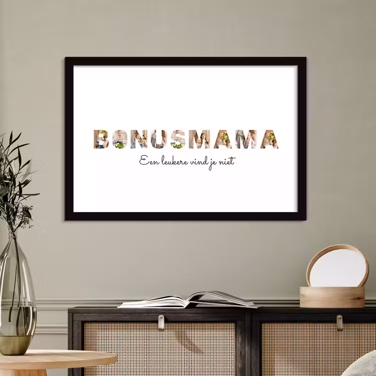 Poster met lijst - Bonusmama — 4