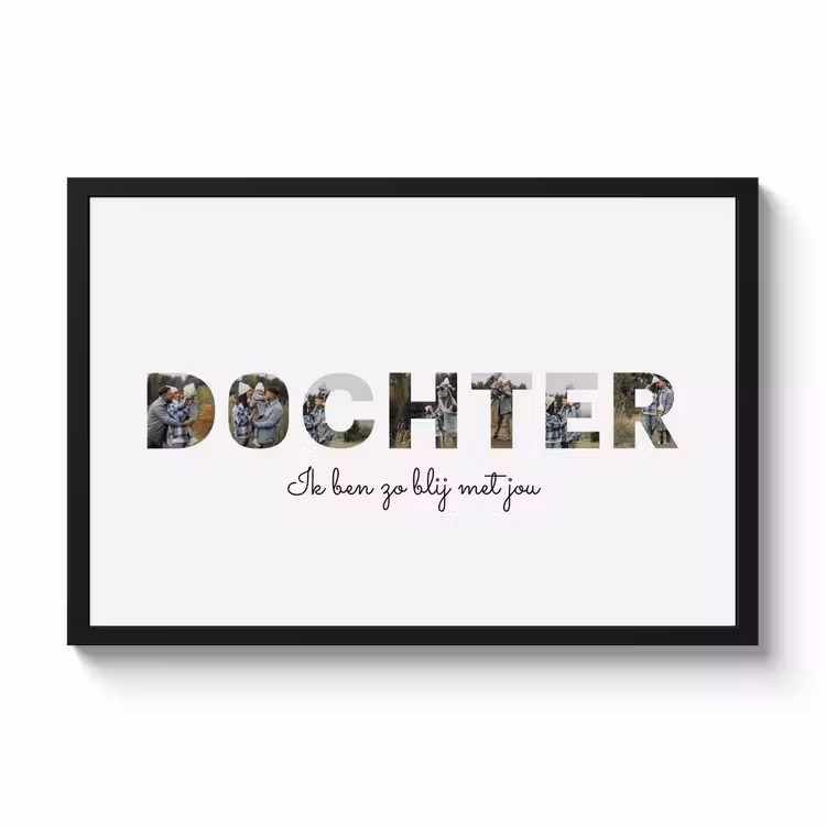 Poster met lijst – Dochter — 1