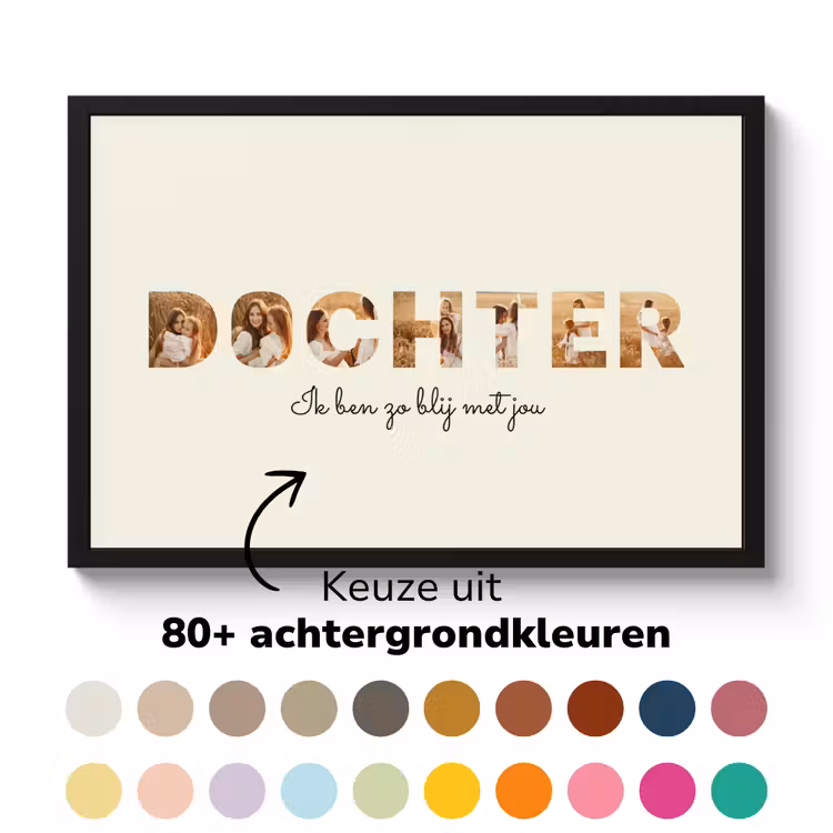 Poster met lijst – Dochter — 6