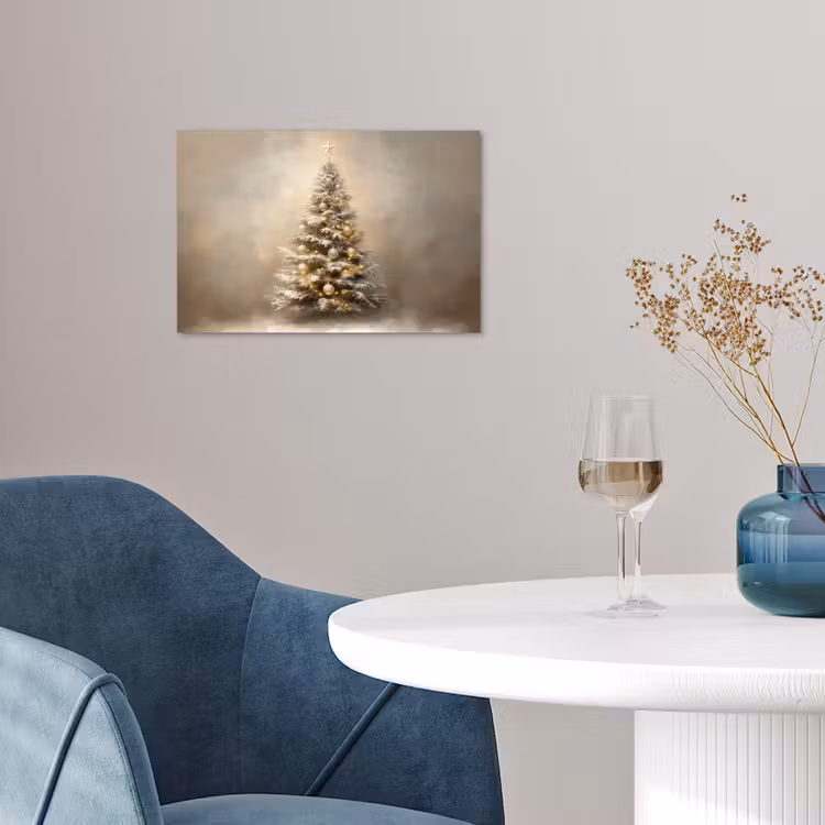 Poster - Kerst - kerstboom - Sneeuw - Art — 4