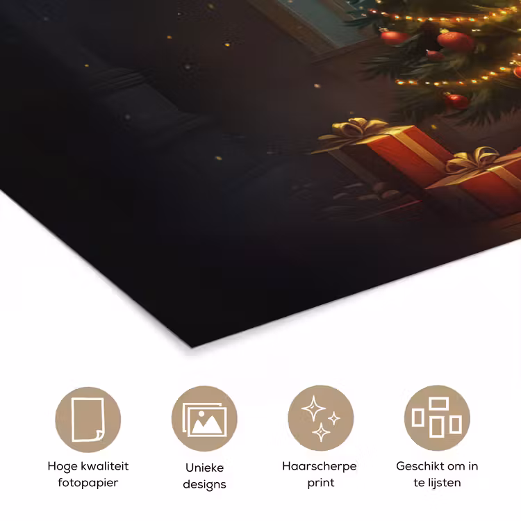 Poster - Kerstboom - Cadeau - Kerst - Winter — 5