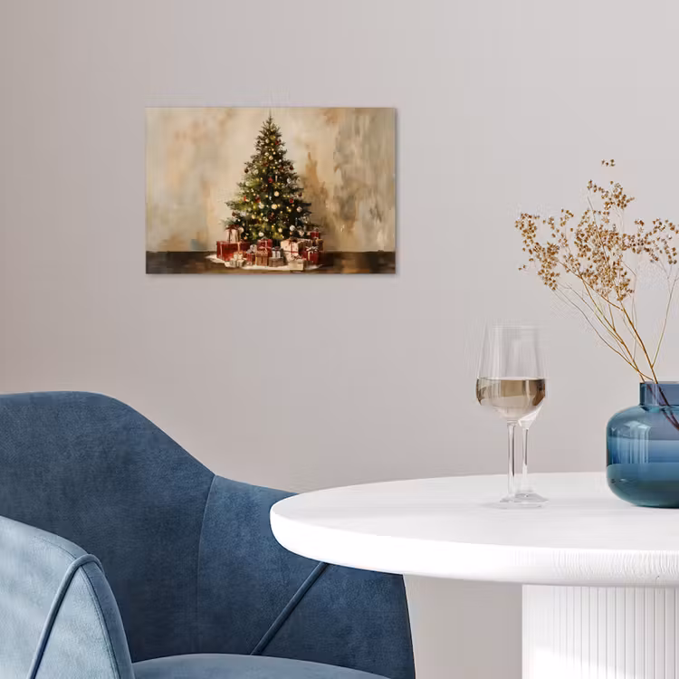 Poster - Kerstboom - Versierd - Kleurrijk — 4