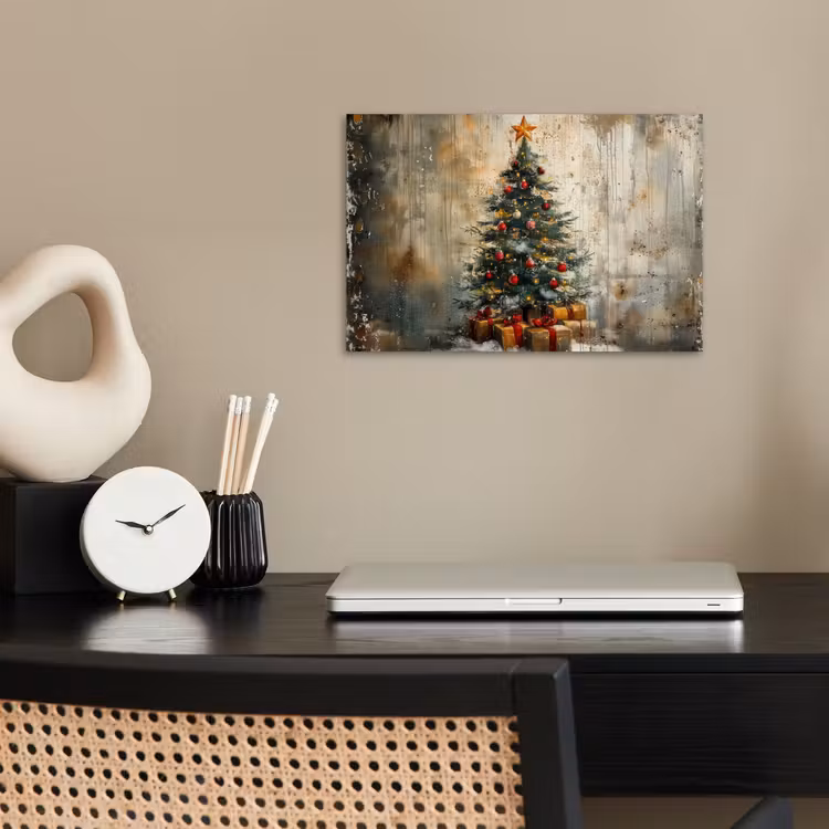 Poster - Kerstboom - Vintage - Kerst - Cadeau — 2