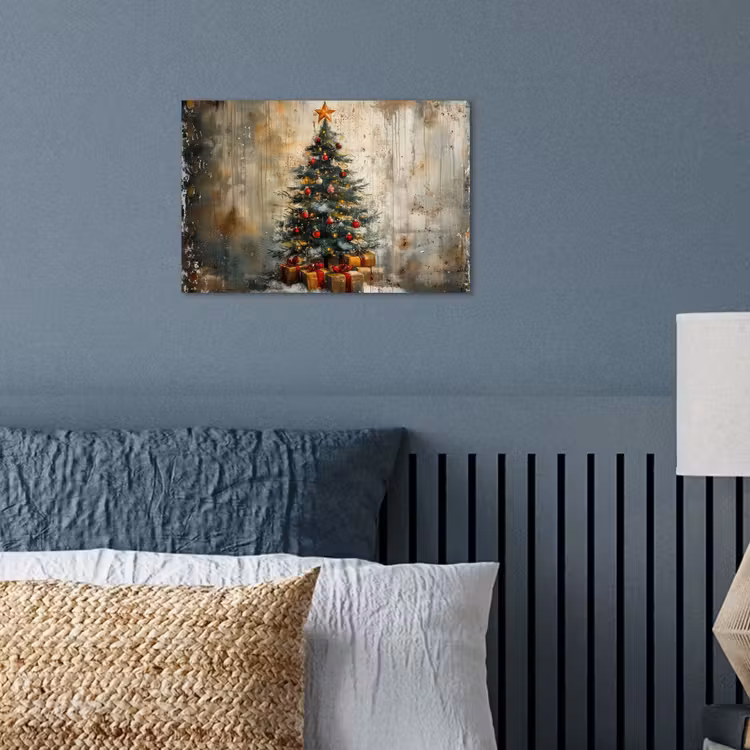Poster - Kerstboom - Vintage - Kerst - Cadeau — 3