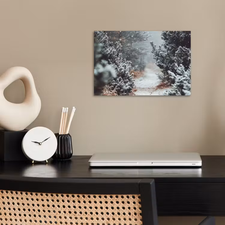 Poster - Bos - Winter - Bomen - Natuur - Pad - Sneeuw — 2