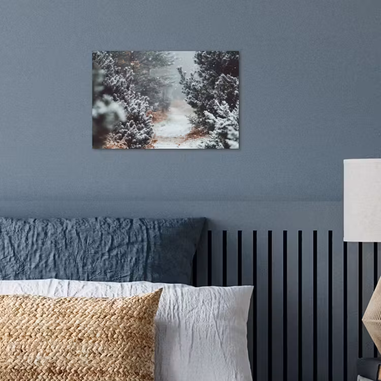Poster - Bos - Winter - Bomen - Natuur - Pad - Sneeuw — 3