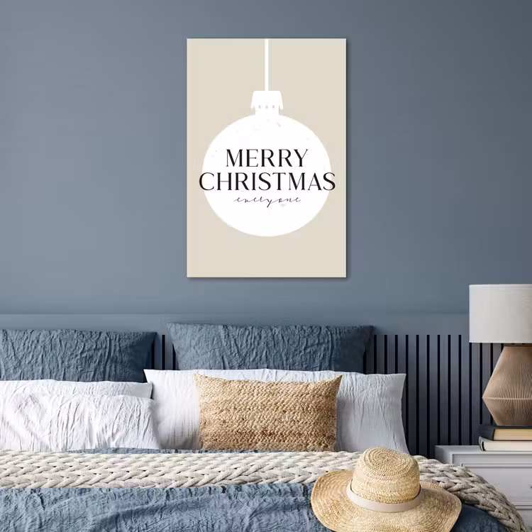 Poster - Christmas - Kerstballen - Japandi - Witte kerstballen — 3