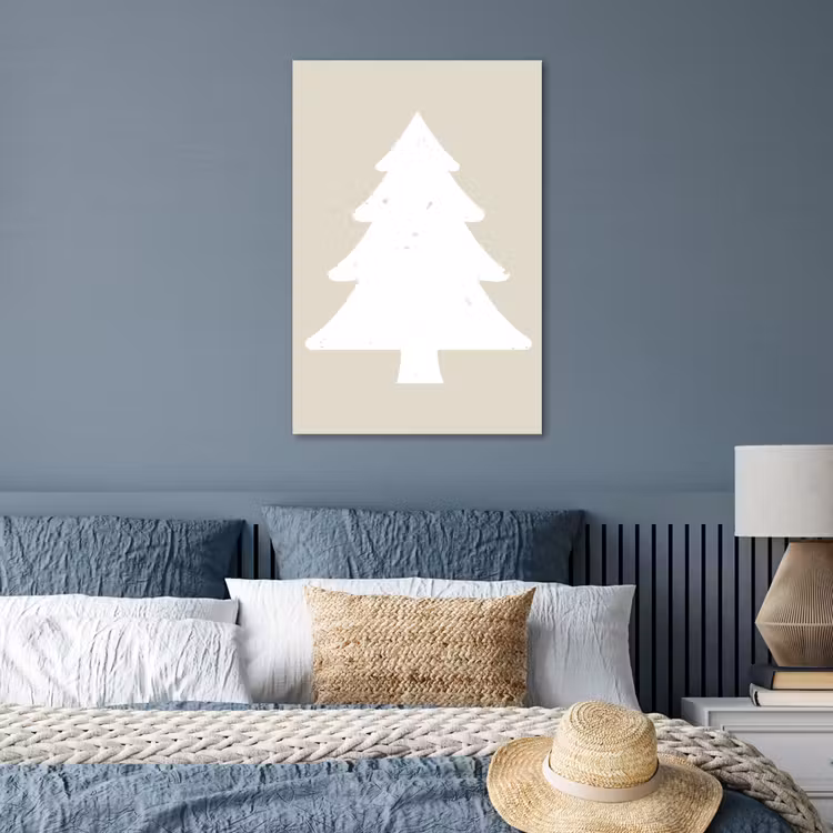 Poster - Japandi - Kerstboom - Beige - Kerstversiering — 3