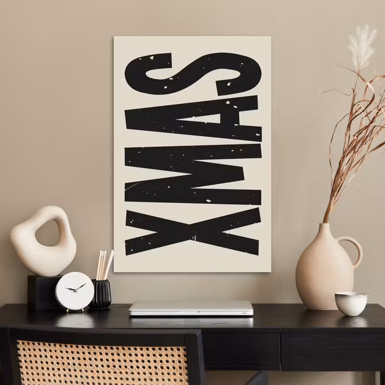 Poster - Kerst - Christmas - Japandi - Beige — 2