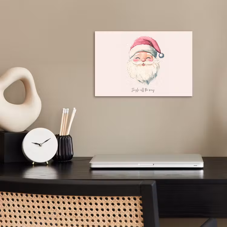 Poster - Kerstman - Kerst - Quote - Beige — 2