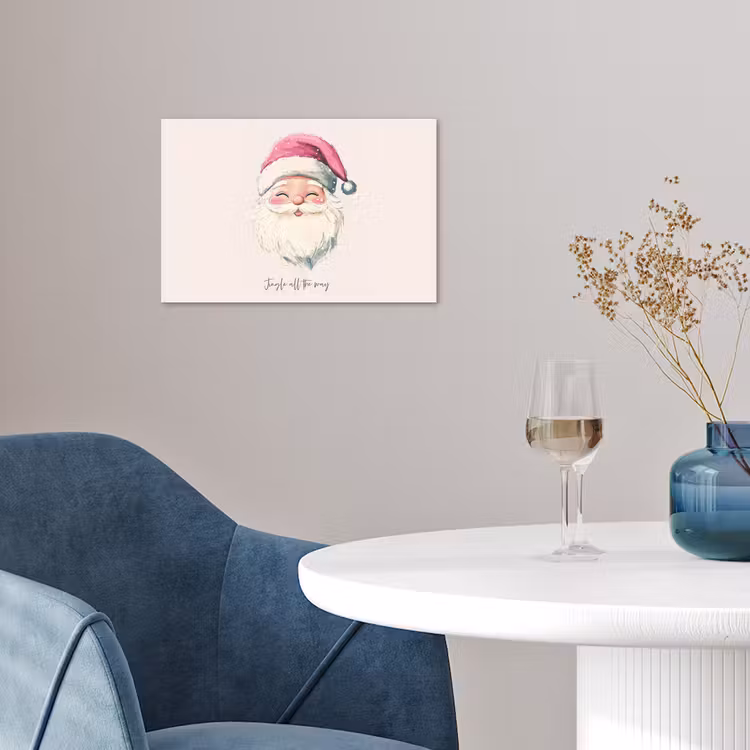 Poster - Kerstman - Kerst - Quote - Beige — 4