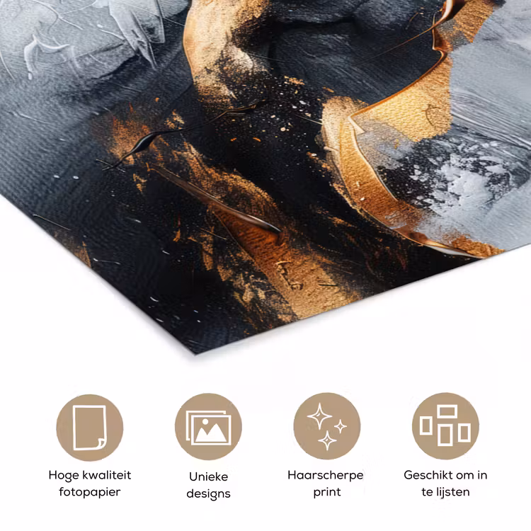 Poster - Kunst - Goud - Luxe - Abstract - Modern — 5