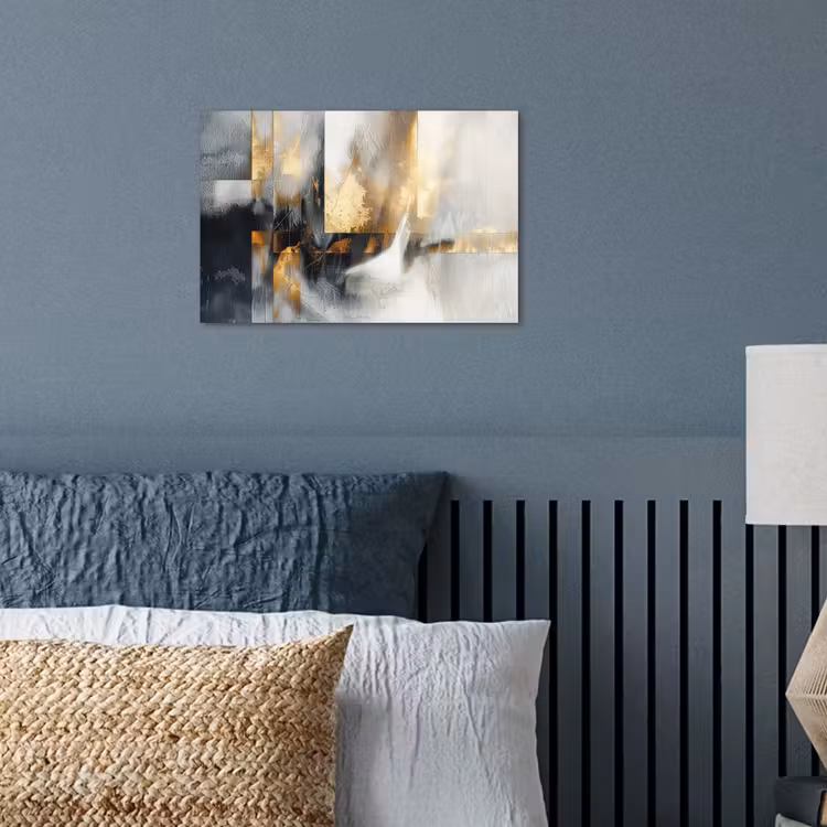 Poster - Kunst - Goud - Zilver - Abstract — 3