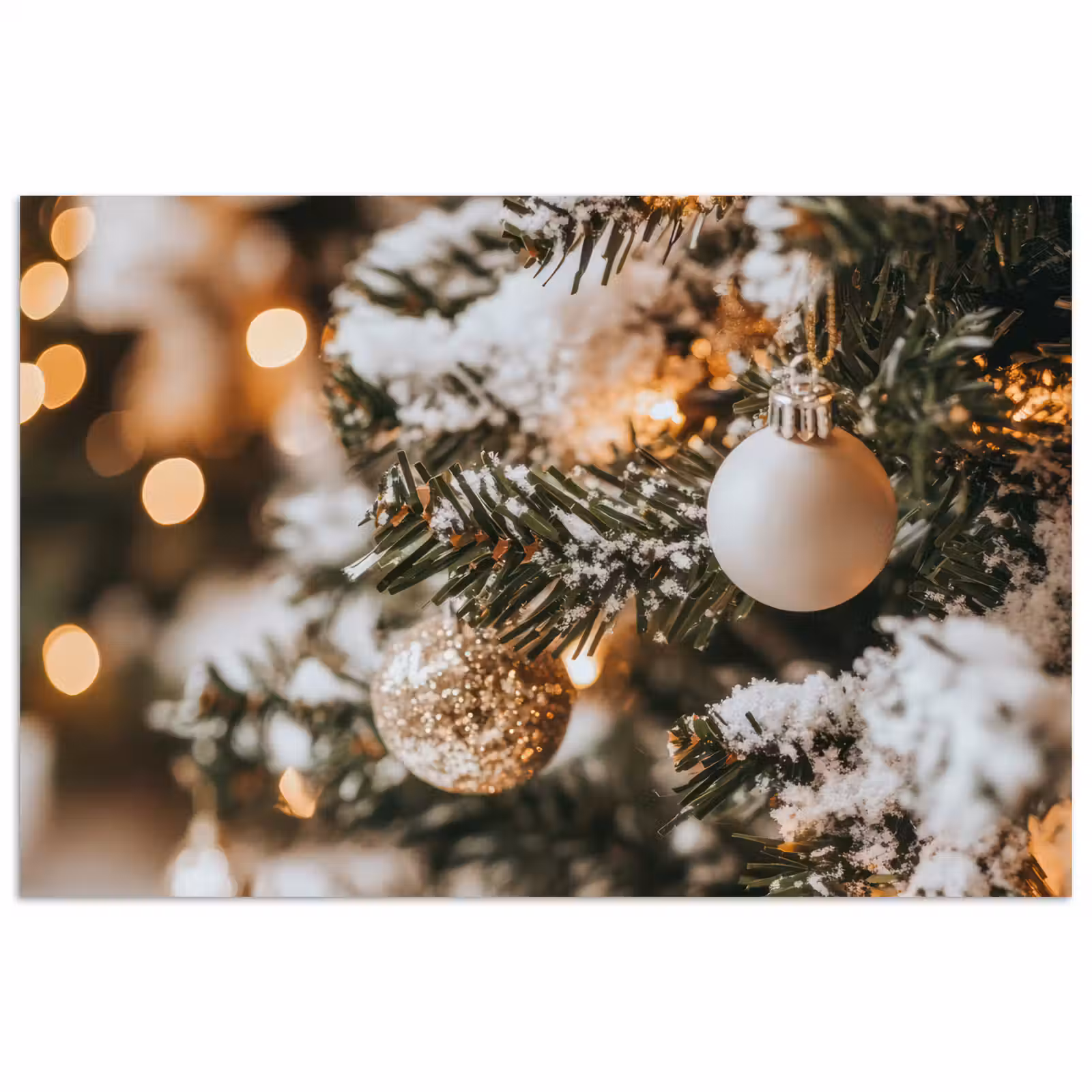 Poster - Kerst - Kerstboom - Winter - Binnen - Sneeuw — 1